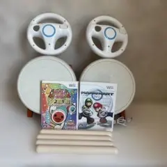 Wii太鼓の達人 バンドルセット　マリオカート ホイール2個