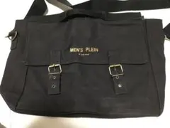MEN'S PLEIN ショルダーバッグ 黒