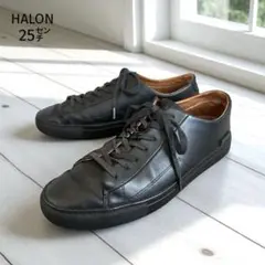 HALON レザースニーカー （25㌢） ブラック ユナイテッドアローズ
