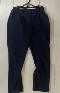 PLST ネイビー スラックス Mサイズ