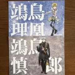 メダリスト展 入場特典 応援バナー風 ポストカード　鴗鳥理凰　鴗鳥慎一郎