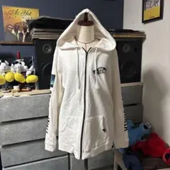 VANS フルジップパーカー ホワイト