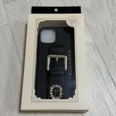 Maison de FLEUR ビジューバックルベルト iPhone13 ケース
