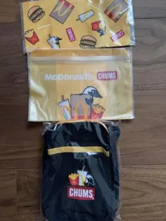 マクドナルド 福袋2023 CHUMSコラボ 黄色 3点