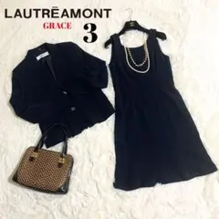 【lautreamont】フォーマルスーツ Aラインワンピース サイズ3(L)