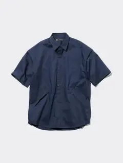 GU ジップポケットシャツ(5分袖) UNDERCOVER XL 紺色