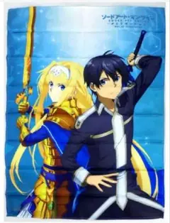 ソードアート・オンライン キリト＆アスナ 布ポスター