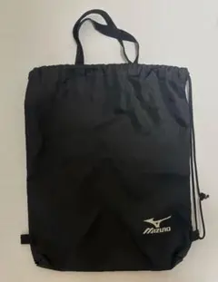 【匿名配送】ミズノ シューズ袋 黒 1枚