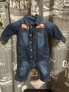 デニムロンパース