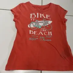 トミーヒルフィガー Tシャツ Sサイズ オレンジ