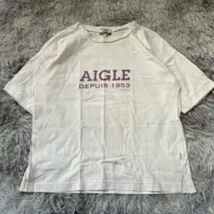 美品✨【AIGLE】エディションリミテッド Tシャツ S ロゴT カジュアル 綿