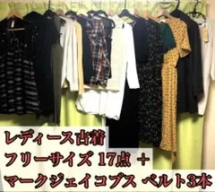 レディース フリーサイズまとめ17点 & マークジェイコブス ベルト 3色