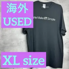 古着　USED We Make IT Simple Tシャツ ブラック