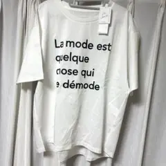 グローバルワークGLOBAL WORK ホワイト Mサイズ Tシャツ レディース