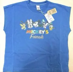 新品タグ付きリトシーミッキーの友達Tシャツブルー100サイズ限定品コレクショ