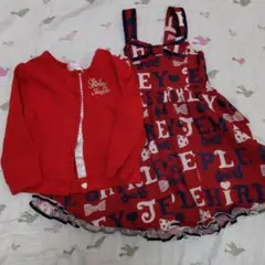ロゴワンピースセット