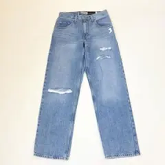 【美品】silver Tab '94 BAGGY デニム 24 ダメージ加工