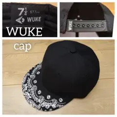 キャップ 帽子 ブラック ベースボールキャップ CAP 黒 ブラック バンダナ