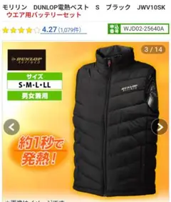 2025年最新】ダンロップ 電熱ベストの人気アイテム - メルカリ