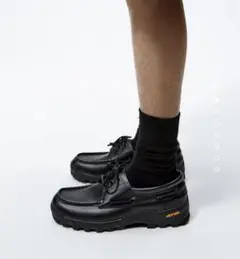 ZARA Vibram レザーデッキシューズ 27cm 42