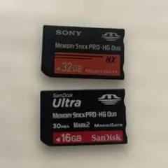Sony 32GB & SanDisk 16GB メモリーカードセット