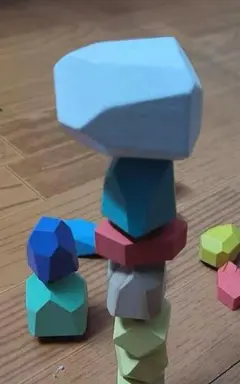 木製多角形積み木セット