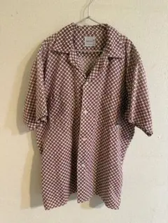 ヴィンテージ　50s 60s BRENT ドット柄 開襟シャツ