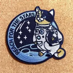 宇宙飛行士猫　ワッペン