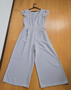 グレー フレアスリーブ オールインワン GU Mサイズ