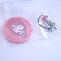 NARUTO クシナ　缶バッジ　ストラップ