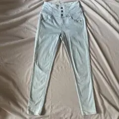 【美品】Heather ISKO スキニーパンツ　ブルー　S