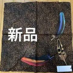 Paul Smith フェザー、レオパード柄 バンダナ F ハンカチ　日本製