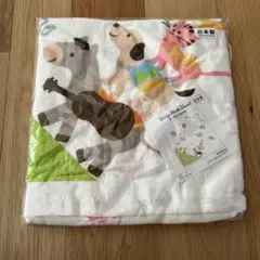 【新品未使用】ミキハウス　身長計　ガーゼバスタオル
