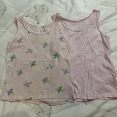 UNIQLO タンクトップ2枚セット（メッシュ）90cm