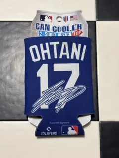 OHTANI 17 サイン入り缶クーラー LA Dodgers 大谷翔平
