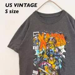 US古着　半袖Tシャツ　ビッグプリント　marvel エックスメン　男女兼用　S
