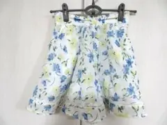 ポンポネット　淡い花柄のキュロットパンツ　M150㎝　美品　キュロットスカート
