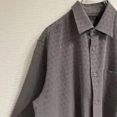 ALVANRO 幾何学模様　グレー　L