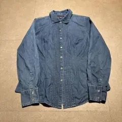 Tommy Hilfiger 長袖シャツ　デニム　レディース　水色　青　M