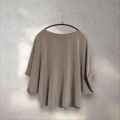 SHIPSシップス とろみブラウストップス ベージュ