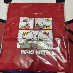 ハローキティ 50周年Happyくじ 一番くじ　C賞 トートバック 赤