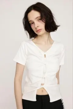 SLY　2WAY HOLE CUT トップス