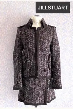JILLSTUART ツイードセットアップ 黒(M)