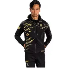UFC TOPURIA グラフィックジャケット 黒