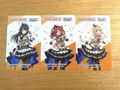 学園アイドルマスター バナパス セット 花海咲季 月村手毬 藤田ことね