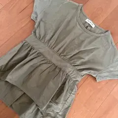 raybeams レイビームス Tシャツ カットソー ぺプラム 背中開き
