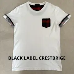 ブラックレーベル　クレストブリッジ Vネック Tシャツ 半袖 2 Mサイズ