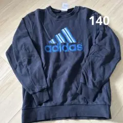 adidas トレーナー 140cm ネイビー 紺色