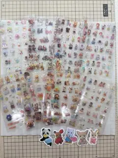 シルバニアファミリー ホログラムシール 8シート⭐︎おまけ付き①
