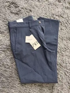 ZARA ネイビー スラックス 新品タグ付き